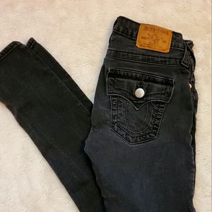 Sz 26 True Religion Black Jeans. Women's.